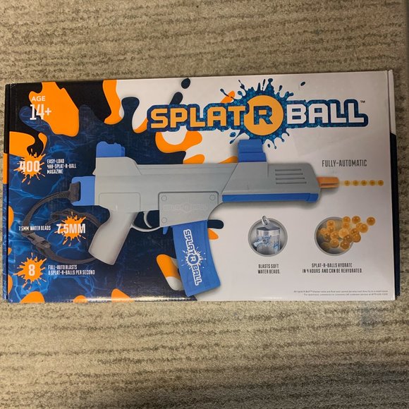 splatrball Games Splat R Ball Water Bead Blaster Toy Gun As Seen On